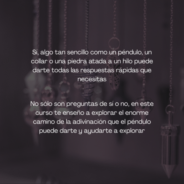 Uso del péndulo - Imagen 2